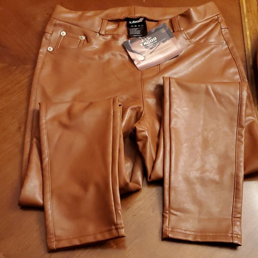 TagooFaux Leather Pant Size M - Picture 7 of 9